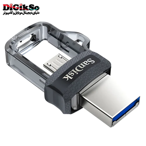 فلش OTG سن دیسک USB3.0 مدل Ultra Dual Drive M3 SDDD3 ظرفیت 64 گیگ