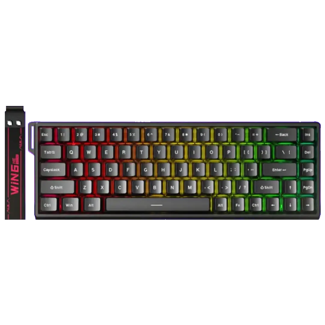 کیبورد مکانیکی گیمینگ AULA مدل Win 68 HE طرح Hero Neptune