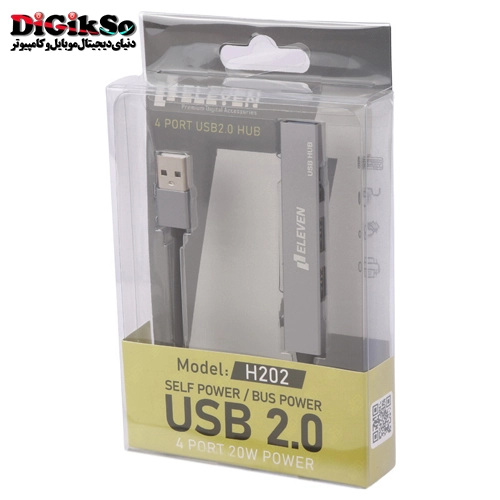 هاب 4 پورت USB2.0 ایلون مدل H202