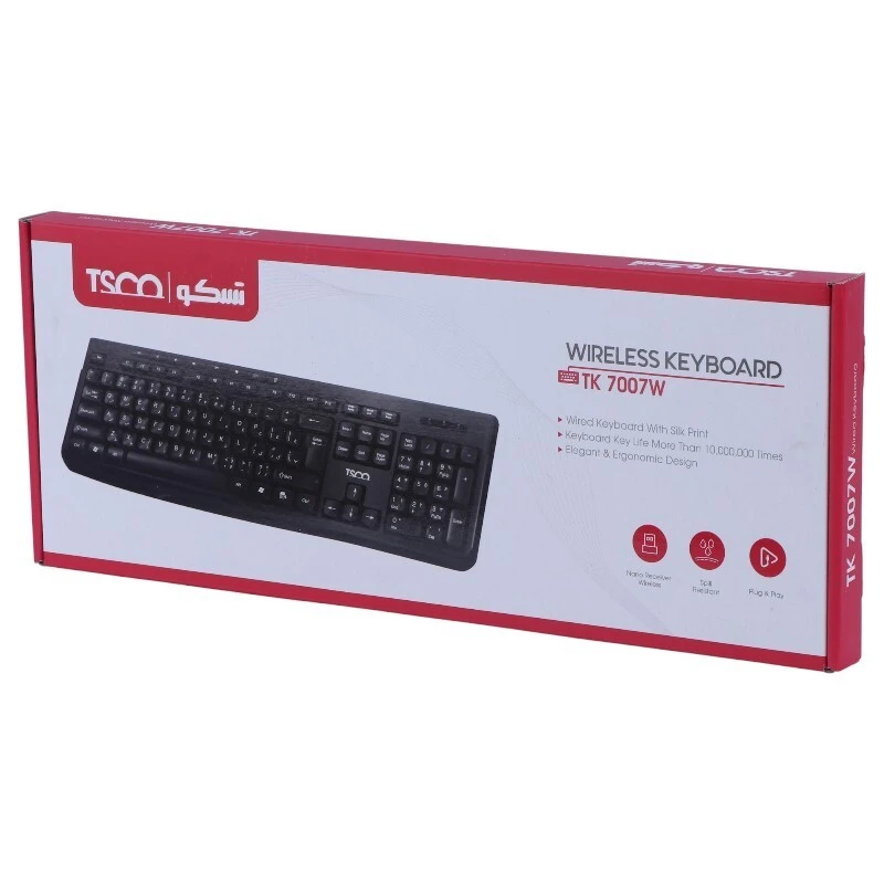 کیبورد تک وايرلس TSCO TK-7007W