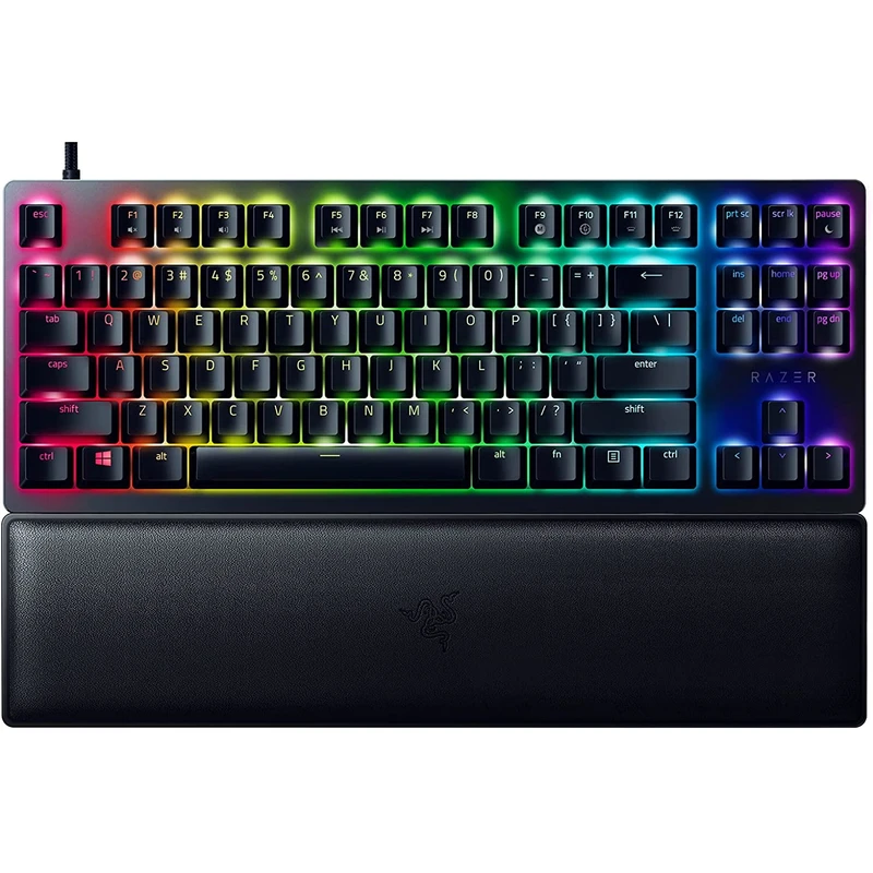 کیبورد گیمینگ ریزر Razer Huntsman V2 Tenkeyless با سوییچ اپتیکال
