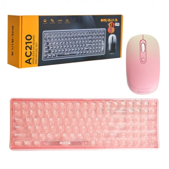 کیبورد و موس بی سیم آئولا مدل AULA AC210