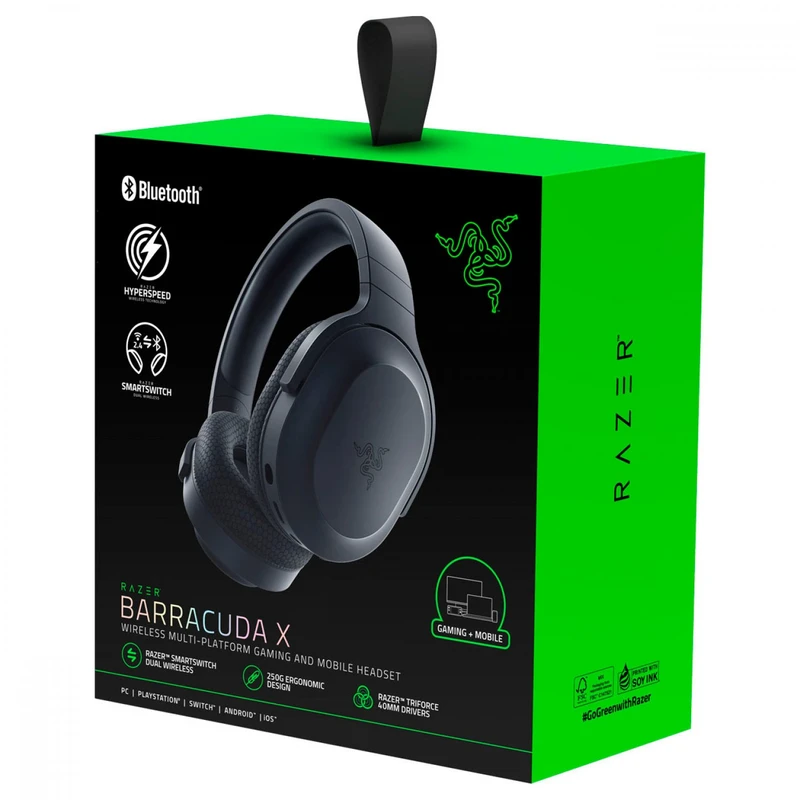 خرید هدست گیمینگ بی سیم ریزر مدل Razer Barracuda X 2022 | بلوتوث و دانگل