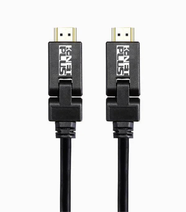 کابل HDMI با قابلیت چرخش ۹۰ درجه کی نت پلاس ۱٫۸ متری مدل KP-CHR2018