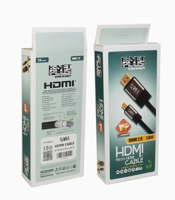 کابل HDMI به Micro HDMI کی نت پلاس ۱٫۸ متری مدل KP-CHM2018