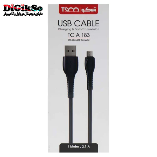 کابل MicroUSB به USB تسکو مدل TC A183 به طول 1 متر