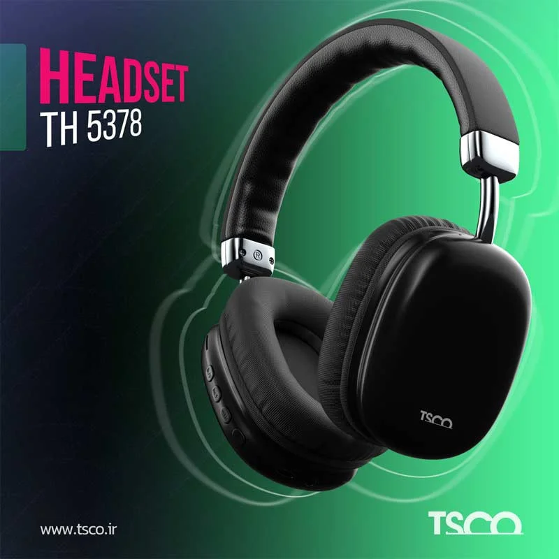 هدفون بلوتوثی تسکو مدل TH 5378