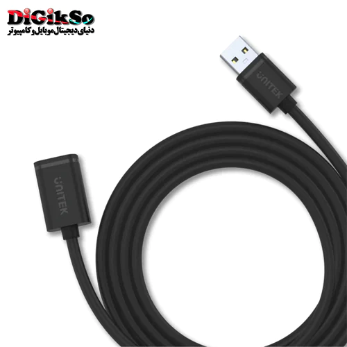 کابل افزایش طول USB 2.0 یونیتک مدل Y-C418GBK به طول 5 متر