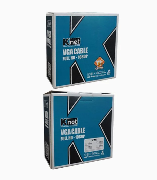کابل VGA کی نت ۱۰ متری مدل K-NET K-CVGA0100