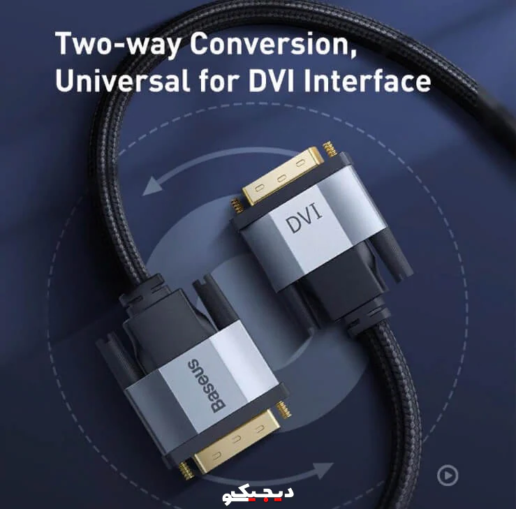 کابل DVI-D Dual Link باسئوس مدل CAKSX-R0G به طول 2 متر