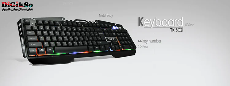 TSCO-TK-8021L-USB-Wired-Gaming-Keyboard