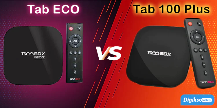 مقایسه و بررسی مشخصات اندروید باکس تسکو Tab 100 Plus با Eco