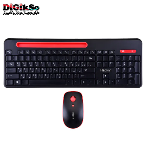 کیبورد و ماوس بی سیم هترون مدل Hatron HKCW135
