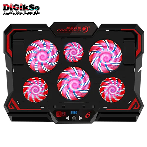 پایه خنک کننده گیمینگ لپ تاپ کول کلد مدل CoolCold K38