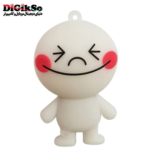 فلش عروسکی 32 گیگ طرح ایموجی مدل  White Emoji BA-11