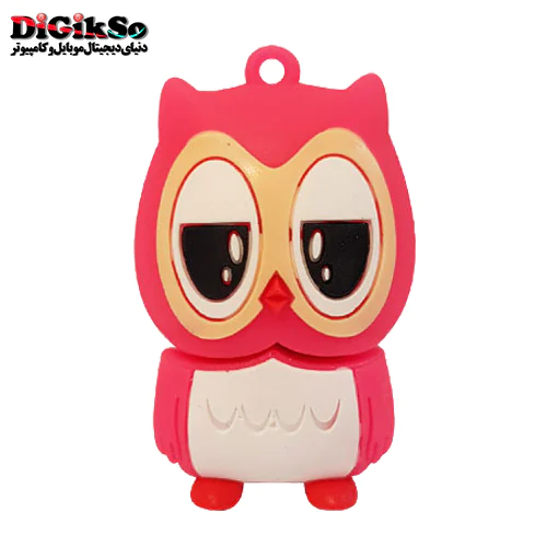 فلش عروسکی 32 گیگ طرح جغد صورتی مدل Puppy Owl BF-12