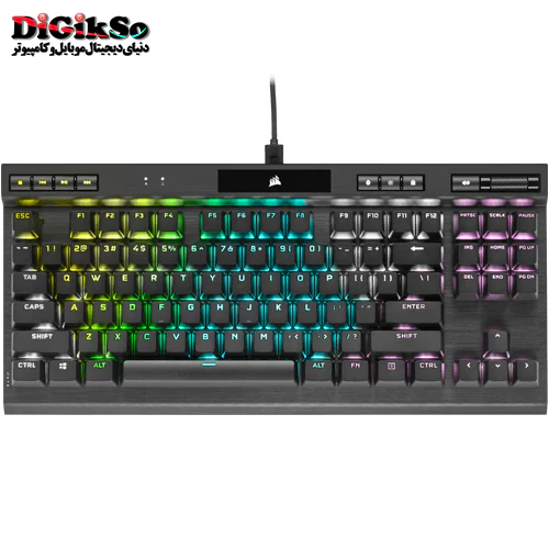 کیبورد گیمینگ مکانیکال کورسیر مدل K70 RGB TKL