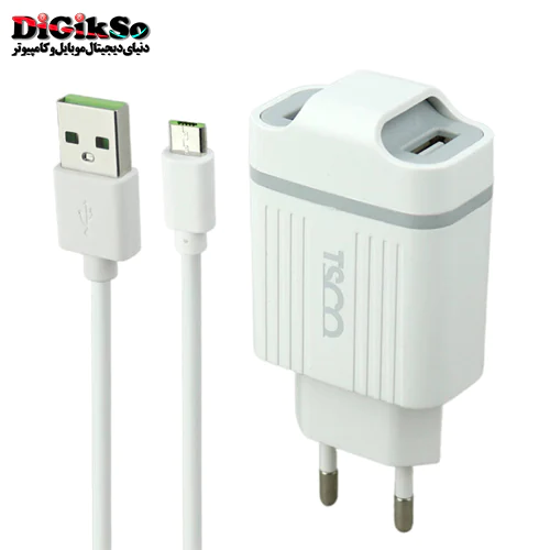 شارژر موبایل دیواری تسکو مدل TTC 49N با کابل micro-USB