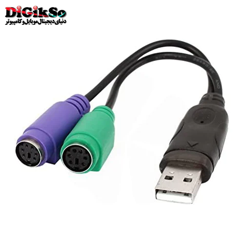 مبدل USB به PS2 یونیتک مدل Y-155