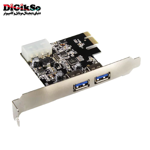 کارت PCI-E دو پورت هاب USB 3.0 یونیتک مدل Y-7301