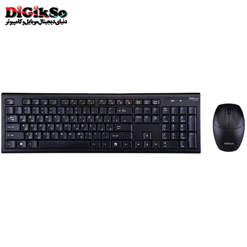 کیبورد و ماوس بی سیم هترون مدل HKCW130