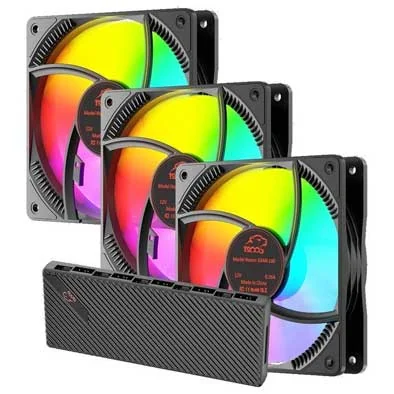 کیت ۳ عددی فن تسکو مدل GFAN 300 12V-0.26A ARGB