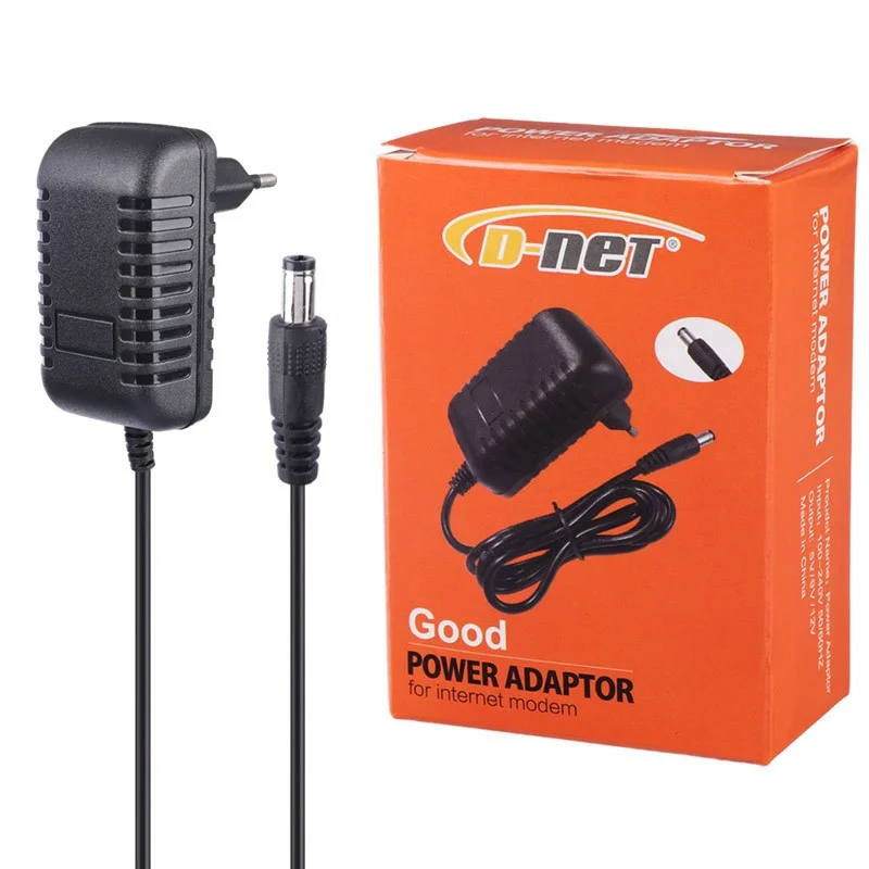 آداپتور دی نت مدل D-net CKS-1210 12V 1A فیش درشت