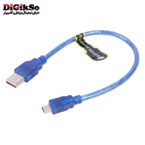 کابل تبدیل Mini USB به USB2.0 ایلون به طول 30 سانتی متر
