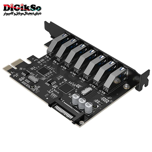 کارت توسعه PCI-E به USB 3.0 هفت پورت اوریکو مدل PVU3-7U-V1