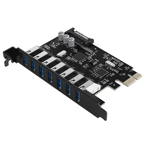 کارت توسعه PCI-E به USB 3.0 هفت پورت اوریکو مدل PVU3-7U-V1