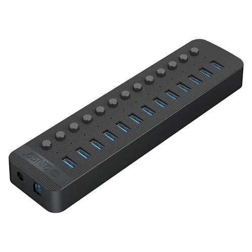 هاب 13 پورت USB3.0 اوریکو مدل CT2U3-13AB + آداپتور