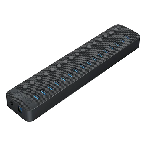 هاب 16 پورت USB3.0 اوریکو مدل CT2U3-16AB + آداپتور