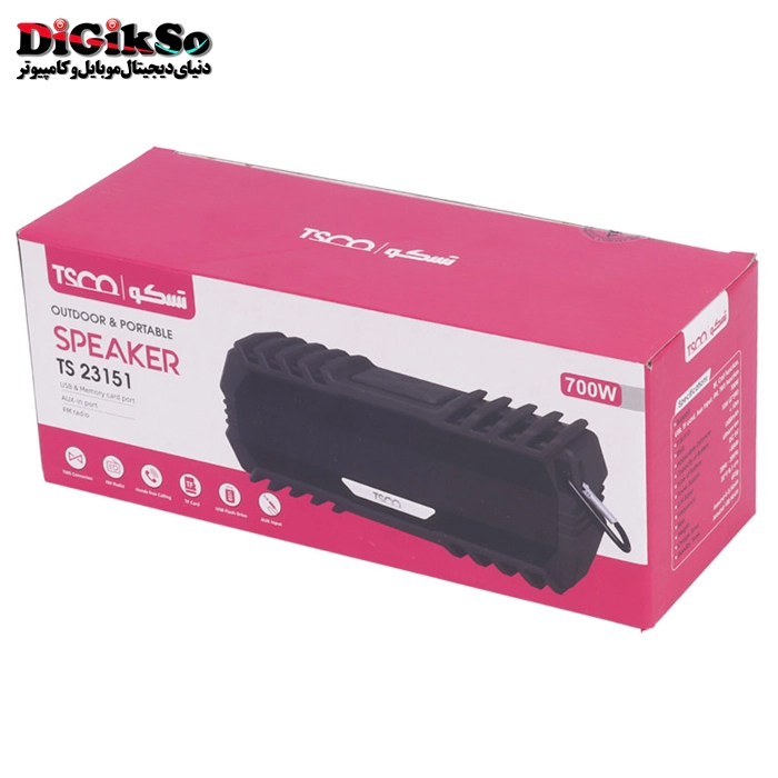 اسپیکر بلوتوثی تسکو مدل TS 23151
