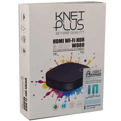 دانگل انتقال تصویر وایرلس کی نت پلاس مدل KP-DHWD80 کیفیت 4K