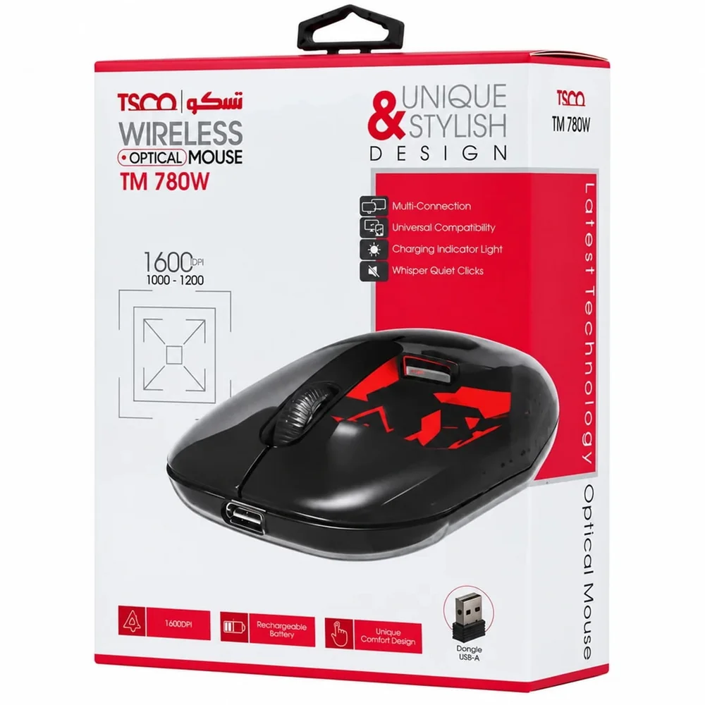 موس بی سیم و بلوتوثی تسکو مدل TM 780W