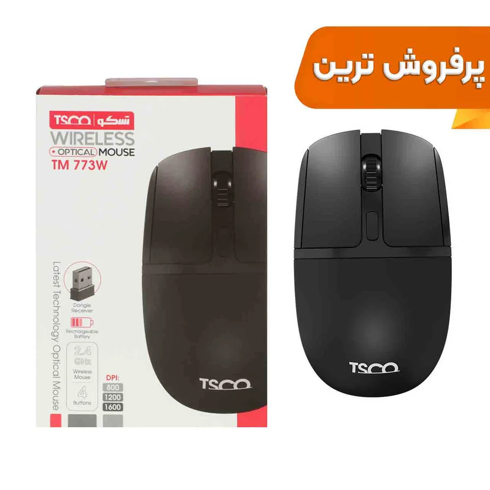 موس بی سیم تسکو مدل TM 773W