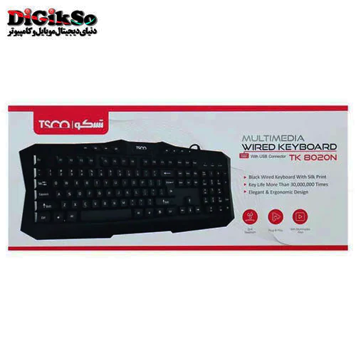کیبورد تسکو مدل TSCO TK 8020N