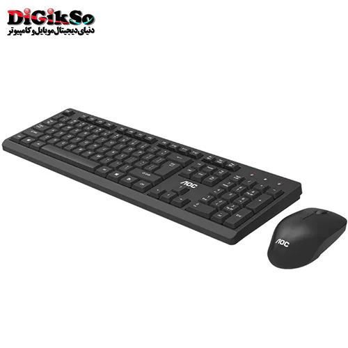 کیبورد و ماوس بی سیم AOC مدل KM210