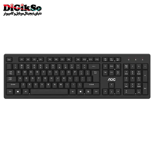 کیبورد و ماوس بی سیم AOC مدل KM210