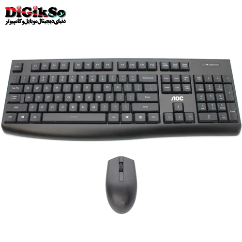 کیبورد و ماوس بی سیم AOC مدل KM220