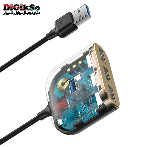 هاب 4 پورت USB باسئوس مدل CAHUB-AY01