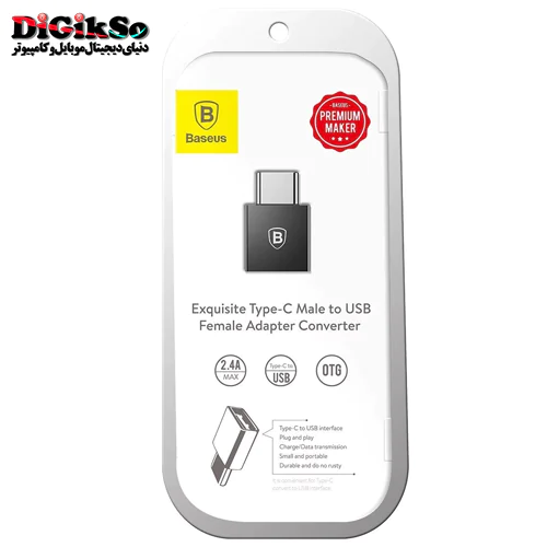 مبدل Type-C به USB باسئوس مدل CATJQ-B01
