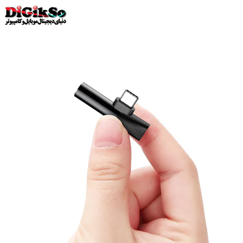 مبدل Type-C به AUX و Typce-C باسئوس مدل CATL41-S1