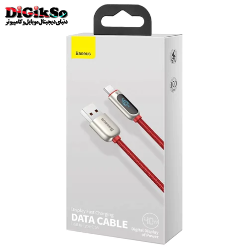 کابل فست شارژ Type-C باسئوس مدل CATSK به طول 1 متر