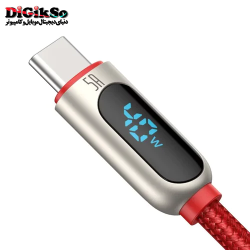 کابل فست شارژ Type-C باسئوس مدل CATSK به طول 1 متر