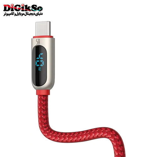 کابل فست شارژ Type-C باسئوس مدل CATSK به طول 1 متر