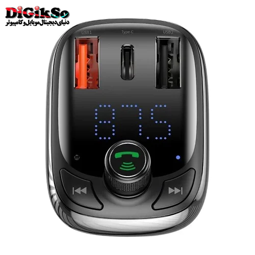 شارژر فندکی و پخش کننده بلوتوث باسئوس مدل CCTM-B01