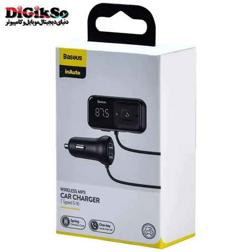شارژر فندکی و پخش کننده بلوتوث باسئوس مدل CCTM-E01