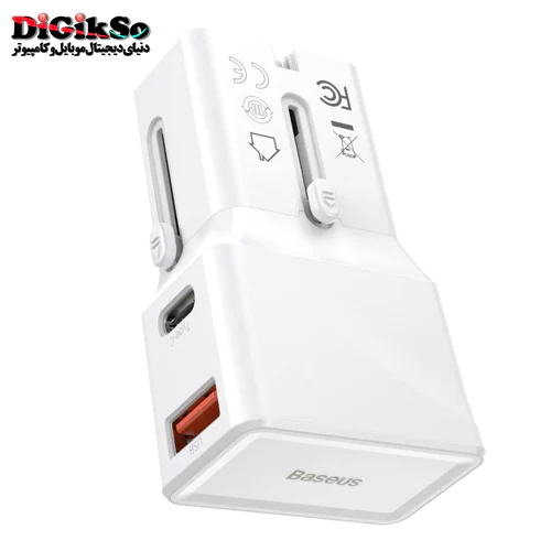 شارژر موبایل دیواری باسئوس مدل Baseus CCTY-02