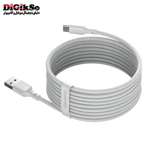 کابل USB به Type-C باسئوس مدل TZCATZJ-02 به طول 1.5 متر پک 2 عددی